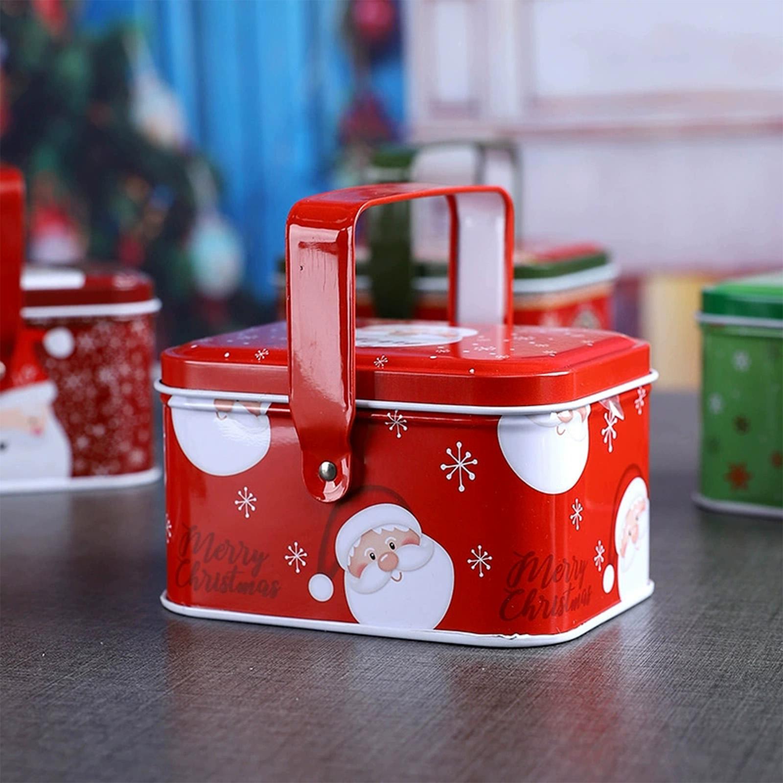 Boîtes à biscuits de Noël en m - Tin Container Lid avis et prix